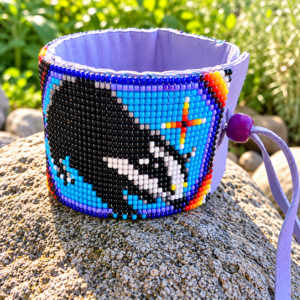 Handgeweven Miyuki Kralenarmband Wasbeer