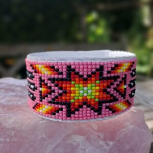 Handgeweven Miyuki kralen armband – Lakota ster