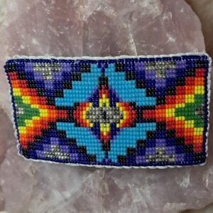 Handgemaakte Miyuki kralen haarclip Mexico