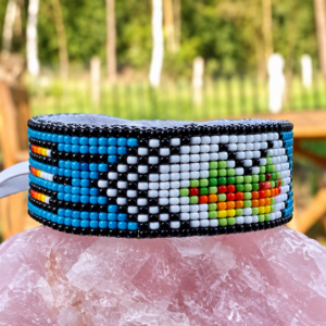 Handgemaakte Miyuki Kinder Kralen Armband-Blue River Flow
