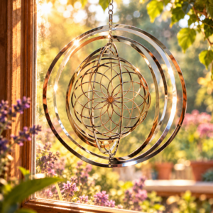 Cosmo Wind Spinner Flower of Life XXL-30 x 30 cm