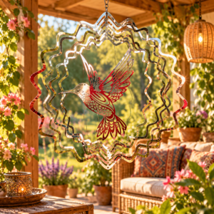 Kolibrie Windspinner - Spirituele Tuindecoratie