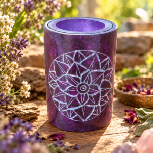 Chakra olie brander ( Paars )