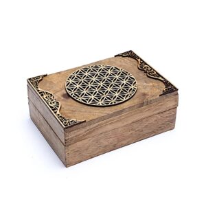 Tarotdoos met FLOWERR OF LIVE symbool