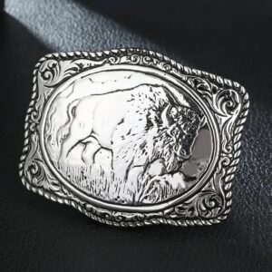 Riemgesp Bizon - Zilverkleur & Western Stijl
