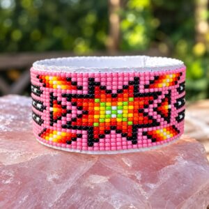 Handgeweven Miyuki kralen armband – Lakota ster